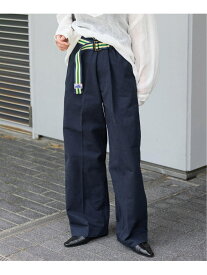 《予約》【BURK / バーク】ベルトツキチノパンツ JOURNAL STANDARD ジャーナル スタンダード パンツ チノパンツ ベージュ ネイビー【先行予約】*【送料無料】[Rakuten Fashion]