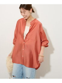 【SALE／30%OFF】ソフトブライトウエストシームシャツ JOURNAL STANDARD relume ジャーナル スタンダード レリューム トップス シャツ・ブラウス ブラウン レッド【RBA_E】【送料無料】[Rakuten Fashion]