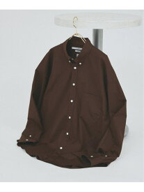 THOMAS MASON / トーマスメイソン ファット シルエット ボタンダウン シャツ JOURNAL STANDARD ジャーナル スタンダード トップス シャツ・ブラウス ブラウン グレー ブルー【送料無料】[Rakuten Fashion]