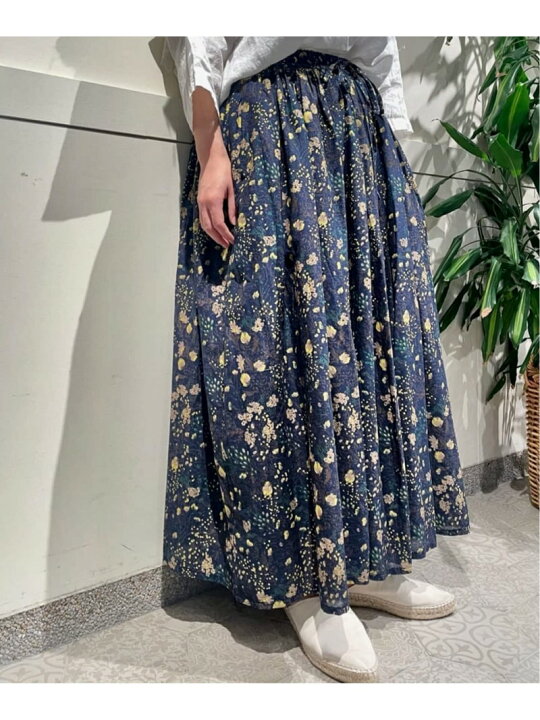 楽天市場】【SOIL/ソイル】 FLOWER PRINT GATHERED SKIRT journal 
