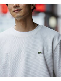 【LACOSTE / ラコステ】別注 ワッフルTシャツ JOURNAL STANDARD relume ジャーナル スタンダード レリューム トップス カットソー・Tシャツ ブラック グリーン【送料無料】[Rakuten Fashion]