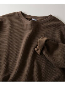 BACK BRUSH ワッフル クルーネック L/S JOURNAL STANDARD relume ジャーナル スタンダード レリューム トップス カットソー・Tシャツ ホワイト【送料無料】[Rakuten Fashion]