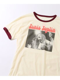 【SALE／30%OFF】BLUESCENTRIC 別注 リンガーT "PEACE JANIS JOPLIN " JOURNAL STANDARD relume ジャーナル スタンダード レリューム トップス カットソー・Tシャツ ホワイト【RBA_E】【送料無料】[Rakuten Fashion]