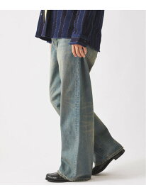 《予約》スモーキーデニム ワイドパンツ JOURNAL STANDARD relume ジャーナル スタンダード レリューム パンツ ジーンズ・デニムパンツ ネイビー ブラック【先行予約】*【送料無料】[Rakuten Fashion]