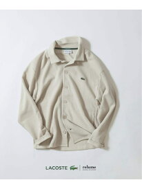 【SALE／30%OFF】LACOSTE / ラコステ 別注 ヘビーピケ シャツ ジャケット JOURNAL STANDARD relume ジャーナル スタンダード レリューム トップス カーディガン ブラック ブラウン グレー【RBA_E】【送料無料】[Rakuten Fashion]