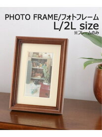 WARNER PHOTO FRAME_L/2L ワーナーフォトフレーム L/2L JOURNAL STANDARD FURNITURE ジャーナルスタンダードファニチャー インテリア・生活雑貨 フォトフレーム・写真立て ブラウン ブラック[Rakuten Fashion]