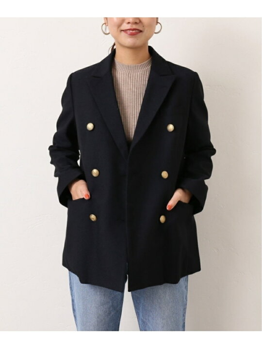 楽天市場】T/Wギャバ NAVY ブレザー JOURNAL STANDARD relume  