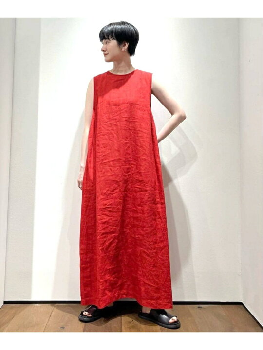 楽天市場】【SALE／30%OFF】リネンキャンバスノースリーブワンピース  