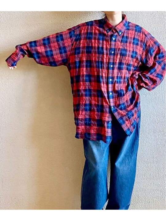 楽天市場】シャーリングチェック Big-BD-シャツ journal standard luxe  