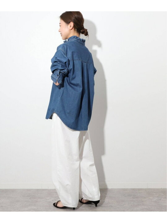 楽天市場】《追加8》デニムフリルブラウス JOURNAL STANDARD relume 
