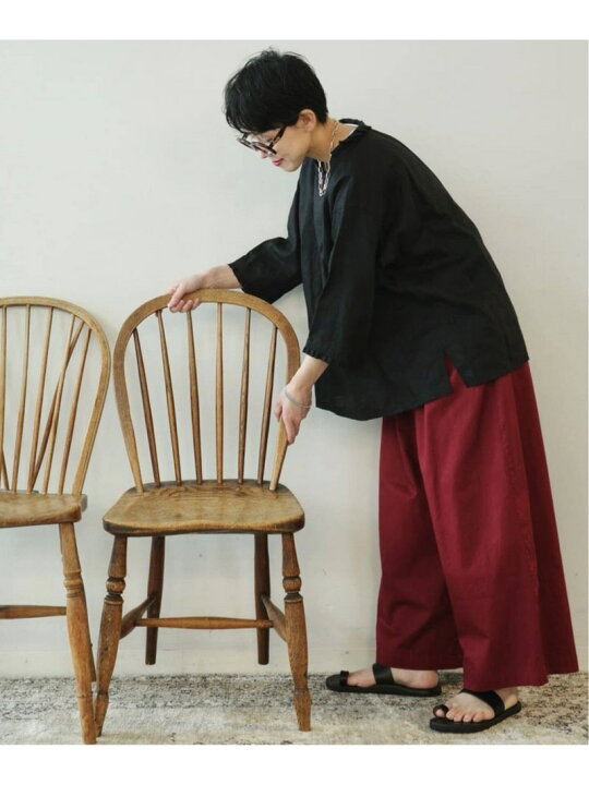 楽天市場】【SALE／30%OFF】ソフトリネン タックフリルブラウス 