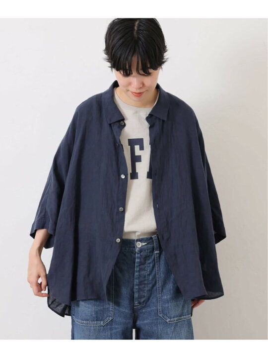 楽天市場】《追加》リネンキャンバス バルーンシャツ journal standard 