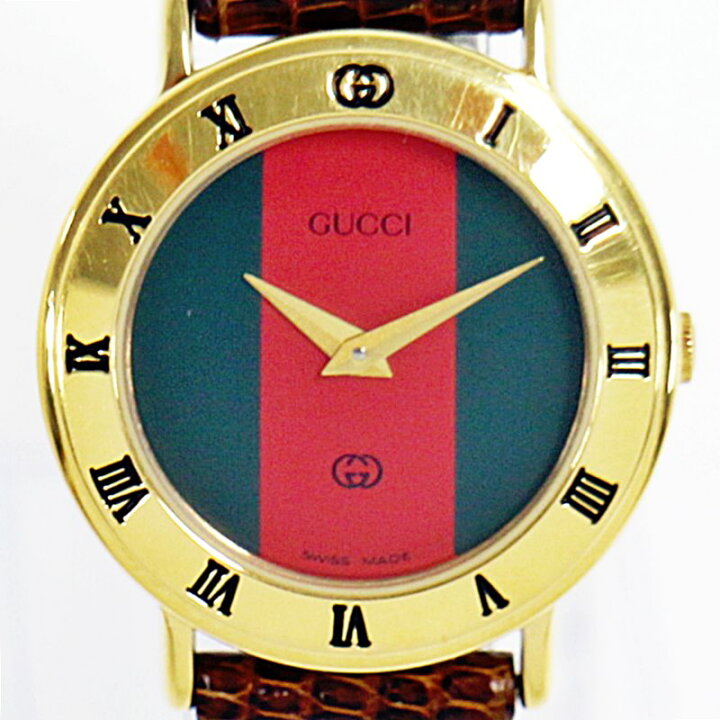 楽天市場】【時計】 GUCCI グッチ 3000L シェリーライン クオーツ  