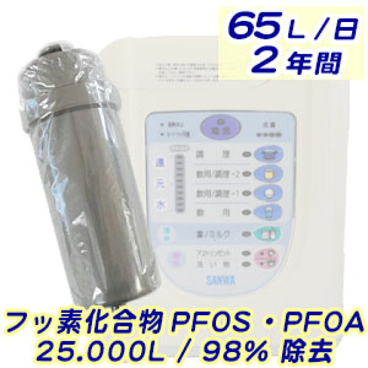 楽天市場】三和還元粋RW-1,RW-2,RW-5,RW-7適合交換カートリッジ PFOA 