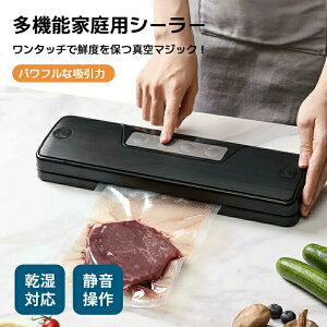 真空パック機 真空シーラー シーラー 乾湿対応 多機能 乾燥物 汁気物 自動脱気 停止 シールのみ 真空シール 卓上 マルチパッケージ作業 鮮度長持ち 操作簡単 コンパクト 液体対応 家庭用 真