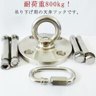 天井フック 固定用 耐荷重800kg ステンレス サンドバッグ エアリアルヨガ 回転式 吊り下げ金具 空中ヨガ …