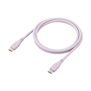 &me Ȃ߂炩USB Type-CP[uiC-Cj1m USB2.0P[u C-C^Cv type-c ^CvC USB Power DeliveryΉ &me ELECOM GR x_[ O[W