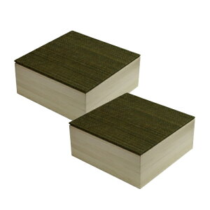 置き畳付き小上がり段ボール 70×70×29.5cm 2セット RCP 送料無料 2組セット 小上がり 組み立て式 ユニット 置き畳 段ボール 和室 和モダン 畳ベッド 畳ベンチ エコ 軽量 簡単 工具不要 ソファ テ