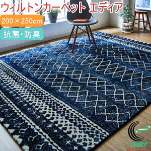 �E�B���g���J�[�y�b�g �G�f�B�A �l�C�r�[ �􉽕� �����` 200×250cm RCP �������� �g���R�� ���O �}�b�g �E�B���g���D�� �R�� �h�L ���L �m�� �Q�� ���r���O �J�[�y�b�g �q������ ���O�J�[�y�b�g 