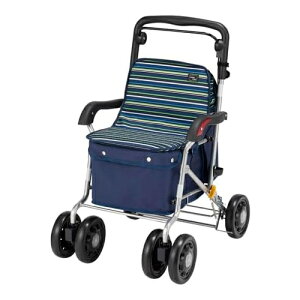 ボックスタイプ シルバーカー MINE マイン カート シルバーカー 4輪 ボックスタイプ 手押し車 歩行 散歩 買い物 高齢者 大容量収納 座る 肘かけ マキテック