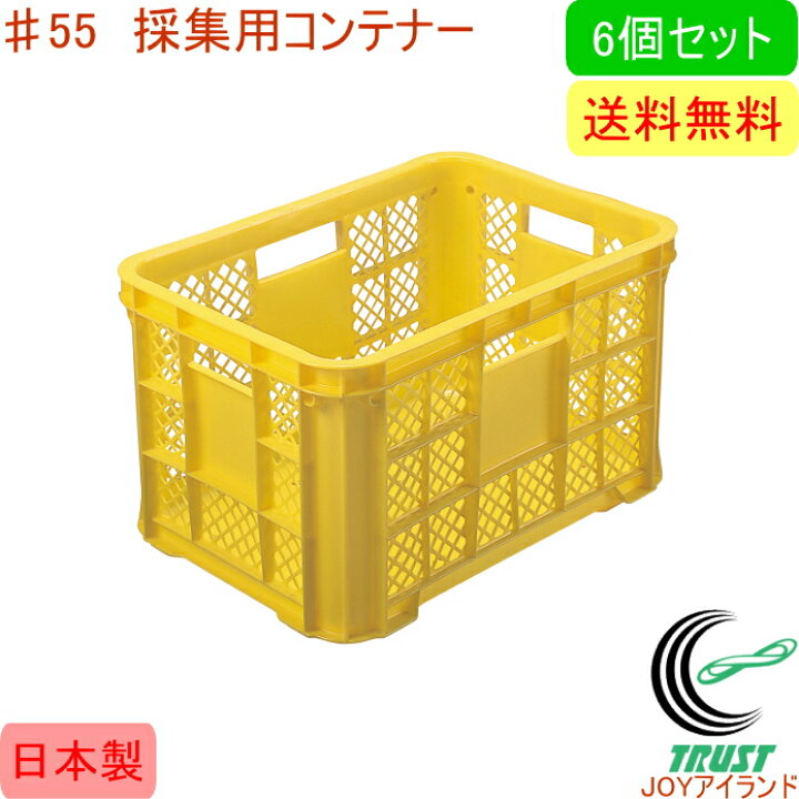 楽天市場】採集用コンテナー ＃55 6個セット RCP 一部地域送料無料 