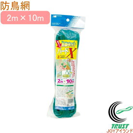 防鳥網バードX 2×10m RCP 園芸 ガーデニング 家庭菜園 家庭農園 家庭用 畑 庭 栽培 保護 防虫 防獣 手軽 便利 キズ 傷 獣 小動物