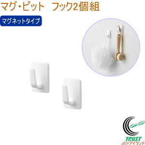 マグ・ピット フック 2個組 HB-5548 日本製 バス用品 浴室用品 マグネット収納 磁石 お風呂 バスルーム 浴室 浴室収納 整理 フック 2個組 便利グッズ パール金属
