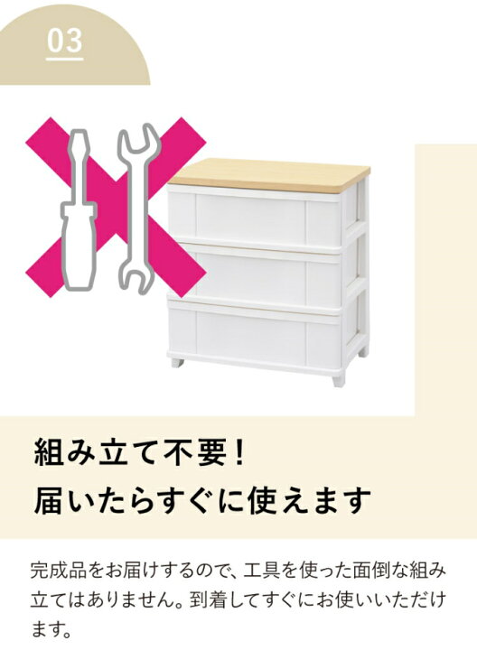 楽天市場】リビングワイドチェスト 4段 ホワイト 2個セット SLW-604WH 