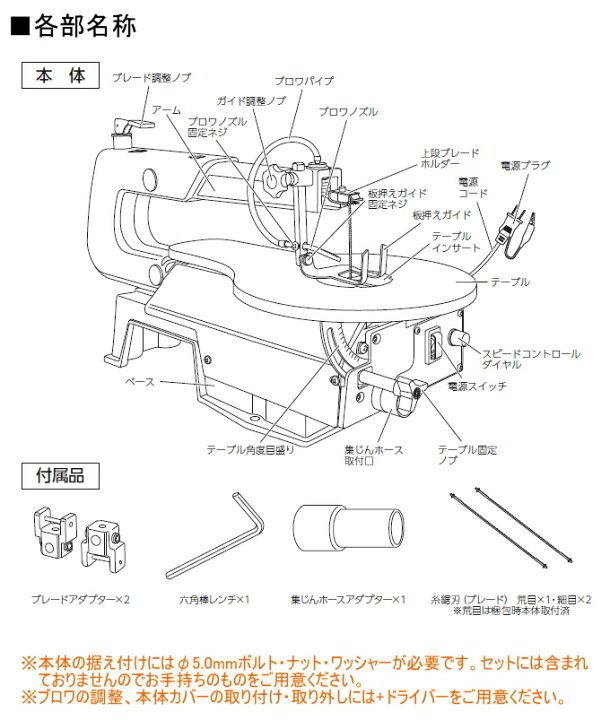 楽天市場】EARTH MAN スピードコントロール付卓上糸鋸盤 SS-400SCA RCP 