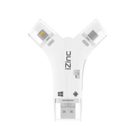 USB3.0対応 2026年最新版 SDカードリーダー iPhone17 iOS Android 専用アプリ不要 macOS Windows 対応 2TB USB Type-C Lightning MicroUSB USBメモリ 外付け 写真 動画 保存 移行 移動 容量 データ バックアップ スマホ SDカードカメラリーダー iZinc