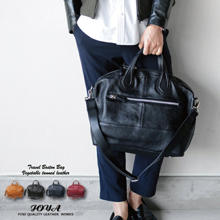 楽天市場 ボストンバッグ メンズ 本革 2way 旅行 大容量 ヌメ革 レザー メンズ Joya 肩掛け ショルダーバッグ 牛革バッグ ビジネス 本革 ボストンバッグ 通勤 通学 人気 ブランド レディース 高級 書類 カバン 鞄 バック ギフト 新生活 J4530 Genuine Leather
