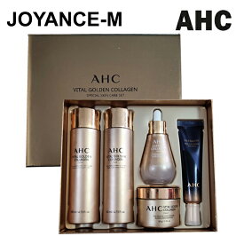 【AHC】バイタルゴールデンコラーゲンスキンケアセット/Vital Golden Collagen Skin Care Set+shopping bag/ツヤ肌効果/エイエイチシー/ツヤ肌効果/弾力栄養/韓国コスメ
