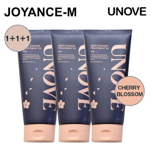 1+1+1�yUNOVE�z�yCherry Blossom Edition�z�A�m�u �f�B�[�v �_���[�W �g���[�g�����g EX 320ml*3 / DEEP DAMAGE TREATMENT EX / �E�H�[���y�^��/ ��e�� �^���p�N�� �P���`�� �R���f�B�V���i�[ �􂢗���