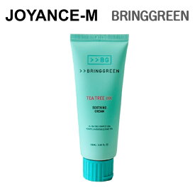 【BRINGGREEN】ティーツリーシカスージングクリームプラス100mL/Tea Tree Cica Soothing Cream Plus 100ml/ブリンググリーン/強力な水分鎮静/韓国コスメ