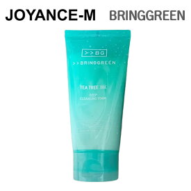 【20倍 お買い物マラソンxポイントアップ】【BRINGGREEN】NEW ティーツリーシカディープクレンジングフォーム120ml/NEW Tea Tree Cica Deep Cleansing Foam 120ml/ブリンググリーン/黒ずみ、皮脂、老廃物/角質洗浄/水分/鎮静/韓国コスメ
