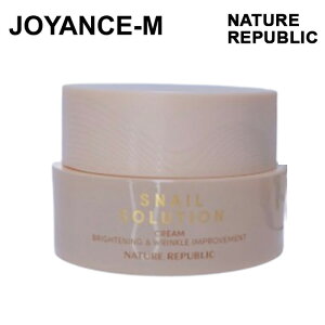 �y10�{ �y�V�労�Ӎ�x�|�C���g�A�b�v �z�yNATURE REPUBLIC�z �X�l�C���\�����[�V�����N���[�� SNAIL SOLUTION CREAM 52ML�b�ێ��b�J�^�c�����S�t�z���b�X�L���P�A�b�؍��R�X��