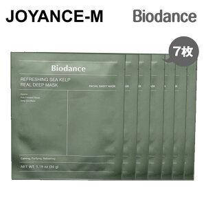 yBiodanceztbVOV[PvAfB[vV[g}XN 7/Refreshing Sea Kelp Real Deep Mask 7ea/XLPA/pbN/q/ێ Ï /؍RX