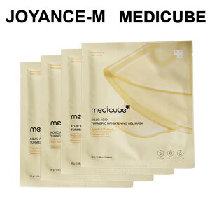 �ymedicube�z�R�E�W�_�^�[�����b�N�u���C�g�j���O�Q���}�X�N�p�b�N 4��/ Kojic Acid Turmeric Brightening Gel Mask 4 sheets/���f�B�L���[�u/�V�[�g�}�X�N�E�t�F�C�X�p�b�N/�؍��R�X��