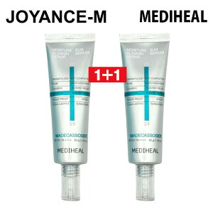 �y10% OFF �N�[�|���z1+1 �yMEDIHEAL�z�}�f�J�b�\�V�h���C�X�`���[�T���Z�����u���~�b�V�����y�A 50g*2/SPF 50+ PA++++/Madecassoside Moisture Sun Serum Blemish Repair /���f�B�q�[��/���Ă��~�߁E���t/�؍��R�X��