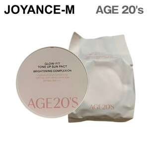 �yAGE20'S�z�O���[�t�B�b�g�g�[���A�b�v�T���p�N�g 12.5g*2(�{�i�{���t�B��) / Glow-Fit Tone Up Sun Pact (12.5g +Refill 12.5g) /SPF50+ PA++++/���C�g�[���A�b�v/UV�J�b�g/UV�P�A/�ێ���/�ь�/�؍��R�X��