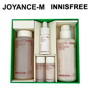 yInnisfreezCjXt[^ubNeB[[XGnVOXLPAZbg/Black tea youth enhancing skincare set / ϐ/t/et/Av/A`GCWO / ێ /  / e / ؍R