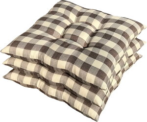 ������������ 3�� �Z�b�g �t���A�[ �N�b�V���� C�`�F�b�N ��60×60cm BR ���{�� �V�[�g �N�b�V���� �\�t�@�[ �w������ �x�b�h �x�b�g �e�����[�N �����[�g �ґz �Ɩ��p ���z�c �� �f�� �a�� �m�� 