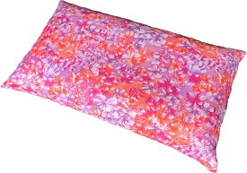 送料無料　清潔　ソフトパイプ枕　30x50cm用 30x50　花柄ピンク