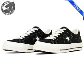 【楽天スーパーセールクーポン配布中】CONVERSE ONE STAR SUEDE 35200860 コンバース ワンスター スエード ブラック メンズ