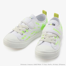 【7/13 23:59までPx5倍!】CONVERSE CHILD ALL STAR LIGHT POKEMON V-1 OX 37301821 ホワイト コンバース チャイルド オールスター ライト ポケモン V-1 ローカット キッズ