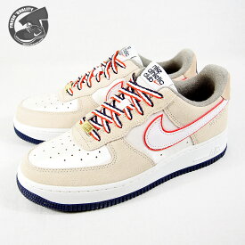 NIKE WMNS AIR FORCE 1 '07 LX SAIL/WHITE-OATMEAL-RUSH ORANGE DQ5079-111 ナイキ ウィメンズ エアフォース1 '07 LX セイル/ホワイト-オートミール-ラッシュオレンジ レディース