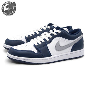 NIKE AIR JORDAN 1 LOW WHITE/WOLF GREY-MIDNIGHT NAVY 553558-141 iCL GA W[_ 1 [ zCg/EtO[ ~bhiCg lCr[ Y