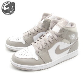 NIKE AIR JORDAN 1 MID COLLEGE GREY/LIGHT BONE-WHITE 554724-082 ナイキ エアジョーダン 1 ミッド カレッジグレー/ライトボーンーホワイト メンズ