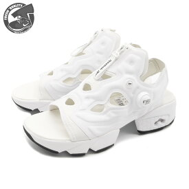 REEBOK INSTAPUMP FURY SANDAL ZIP FTWR WHITE/CORE BLACK/PURE GREY 1 h06197 リーボック インスタ ポンプフューリー サンダル ジップ フットウェアホワイト レディース