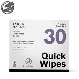 スニーカー クリーナー　 JASON MARKK QUICK WIPES 30 PACK jason markk/ジェイソンマーク クイック ワイプス ペーパー 30枚入り シューズ クリーニング 使い捨てタイプ スニーカー好きの必需品